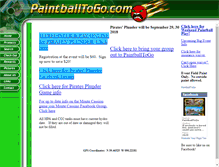 Tablet Screenshot of paintballtogo.com